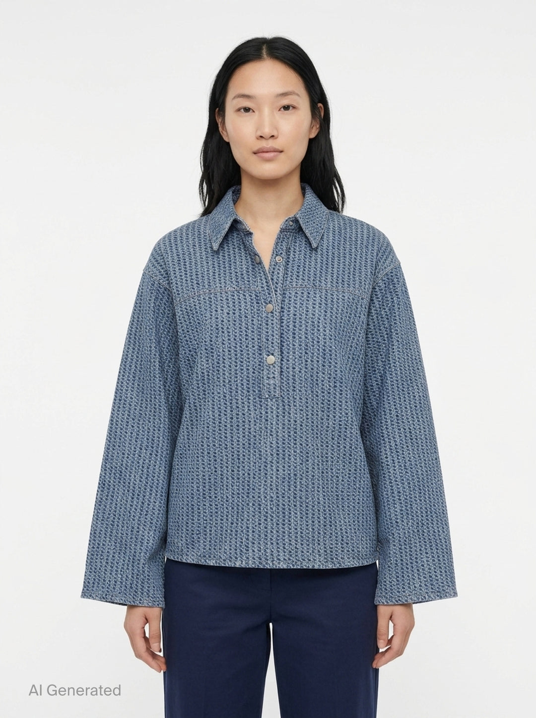 Miramar Terry Popover Shirt | rag & bone | Club21 - front