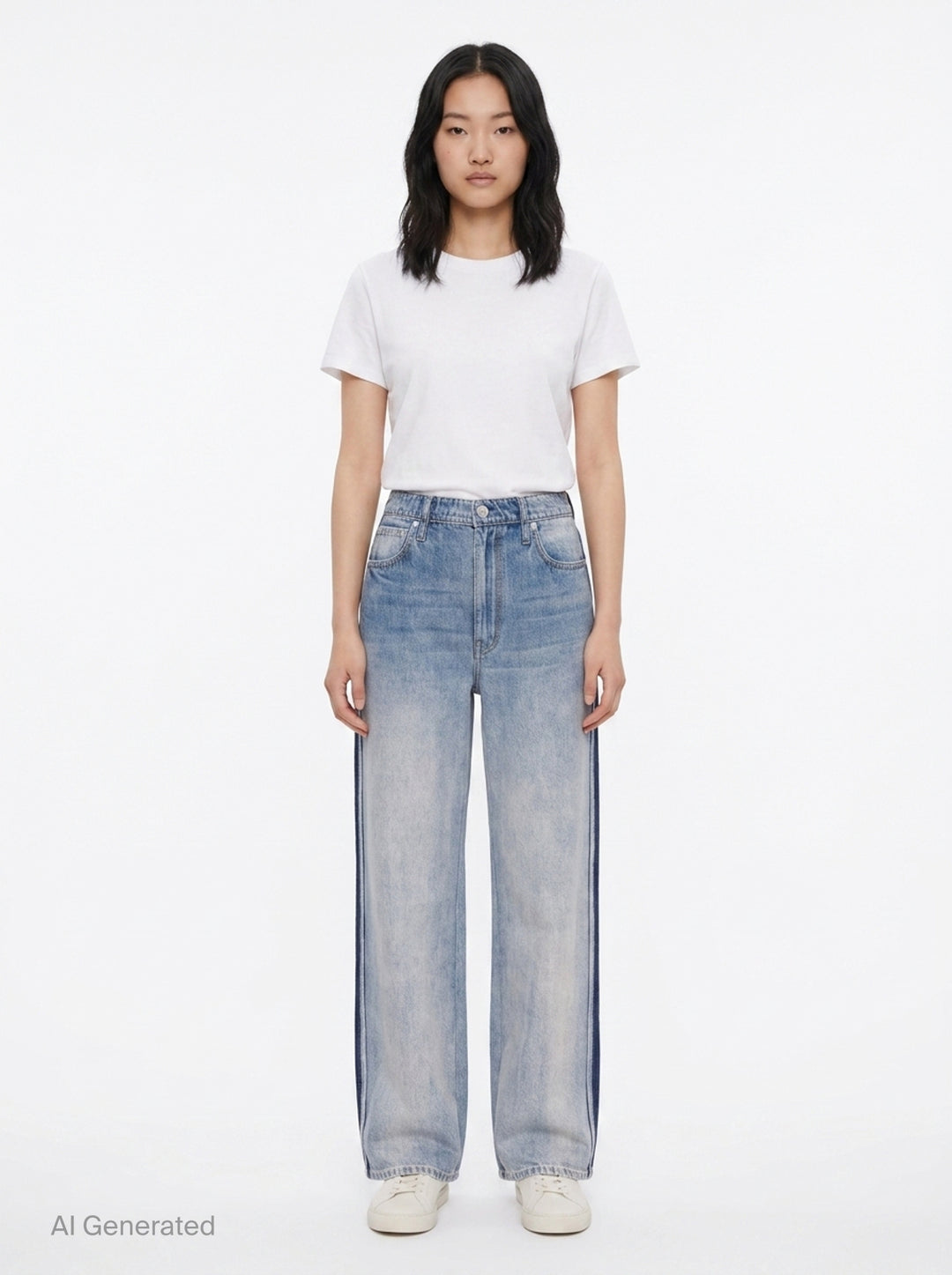 Miramar Wide Leg Jeans | rag & bone | Club21 - front