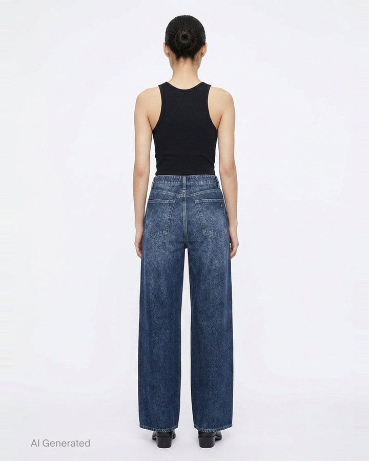 Miramar Wide Leg Jeans | rag & bone | Club21 - back