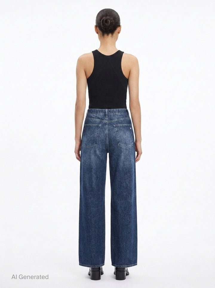 Miramar Wide Leg Jeans | rag & bone | Club21 - back