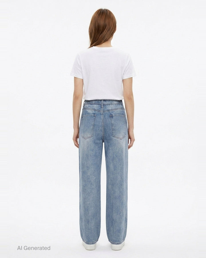 Miramar Wide Leg Jeans | rag & bone | Club21 - back