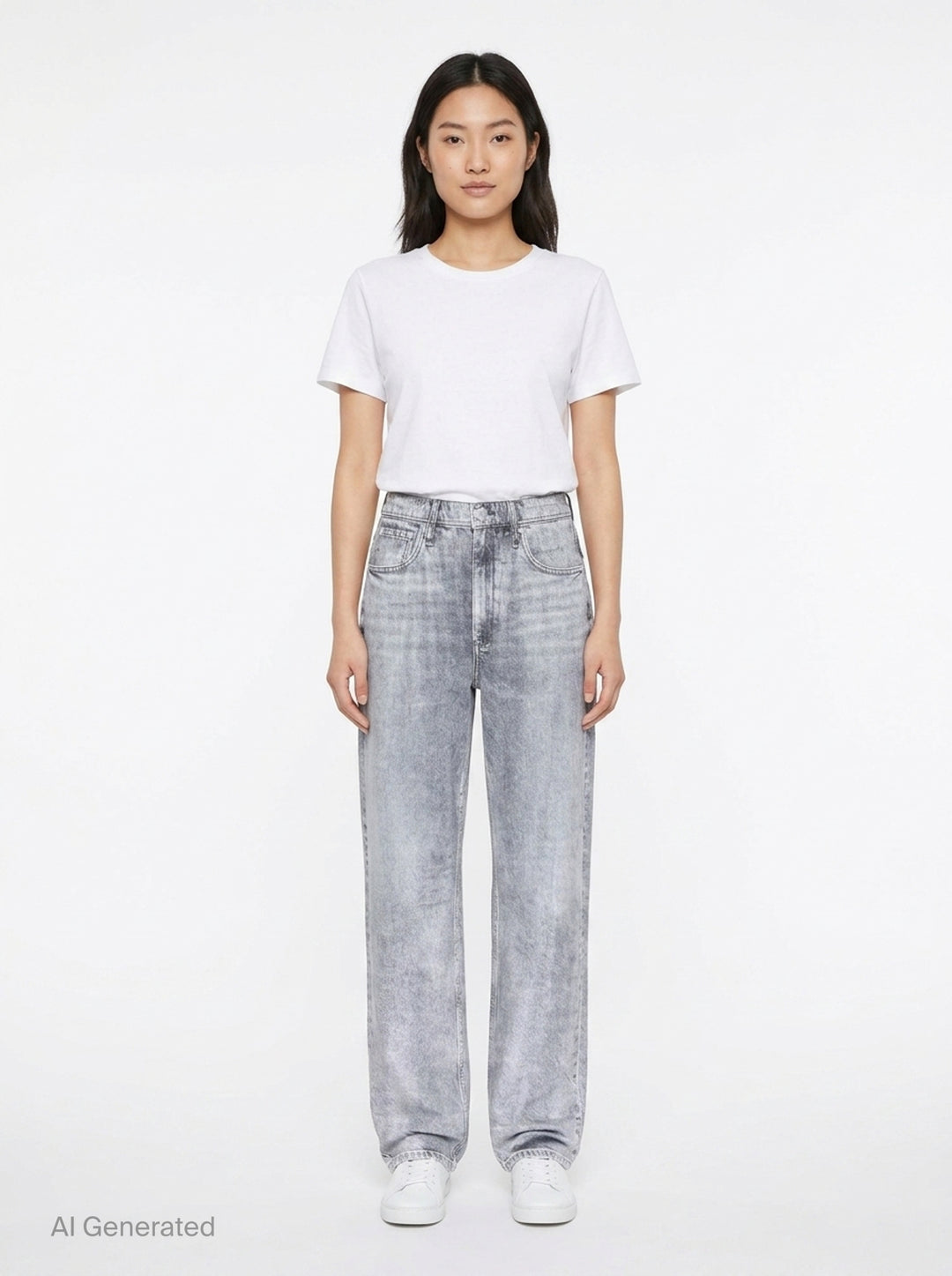 rag & bone Miramar Wide Pull-On Jeans in light indigo wash, featuring a relaxed wide-leg silhouette, pull-on waistband, and five-pocket construction with vintage sun-bleached fading - front
