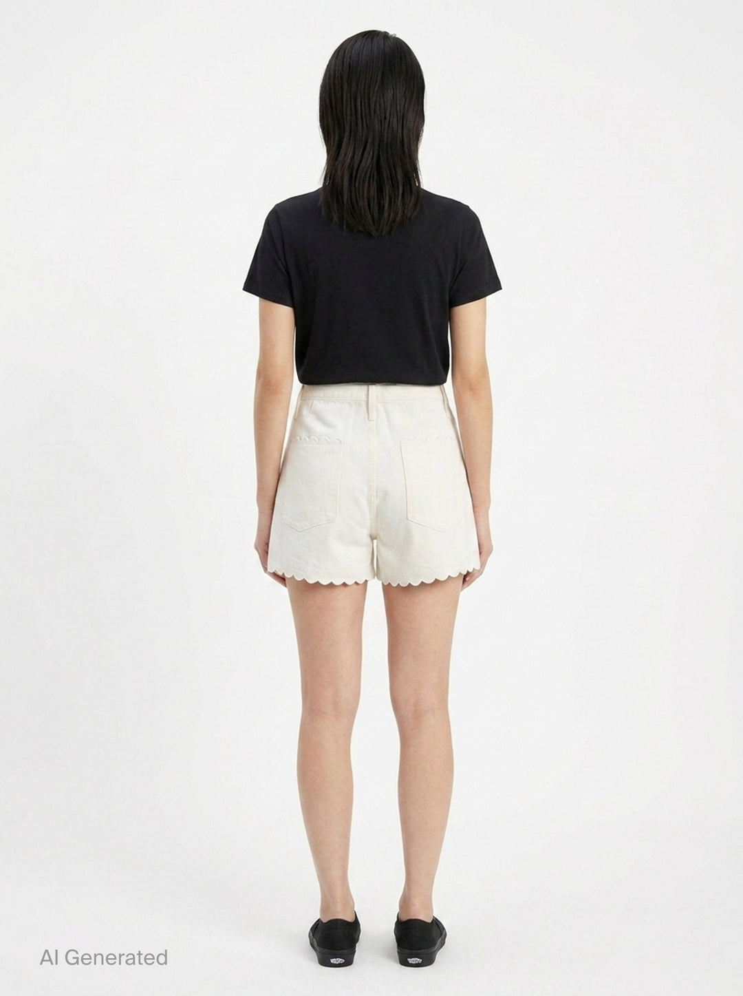 Nolan Scallop Hem Shorts | rag & bone | Club21 - back