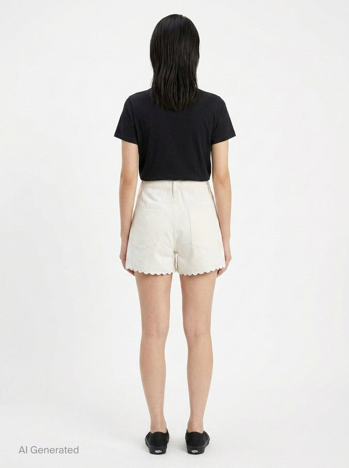 Nolan Scallop Hem Shorts | rag & bone | Club21 - back