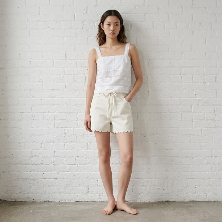 Nolan Scallop Hem Shorts | rag & bone | Club21 - lifestyle