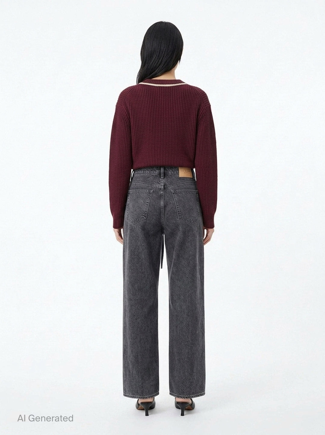 Phoebe Drawstring Wide Jeans | rag & bone | Club21 - back