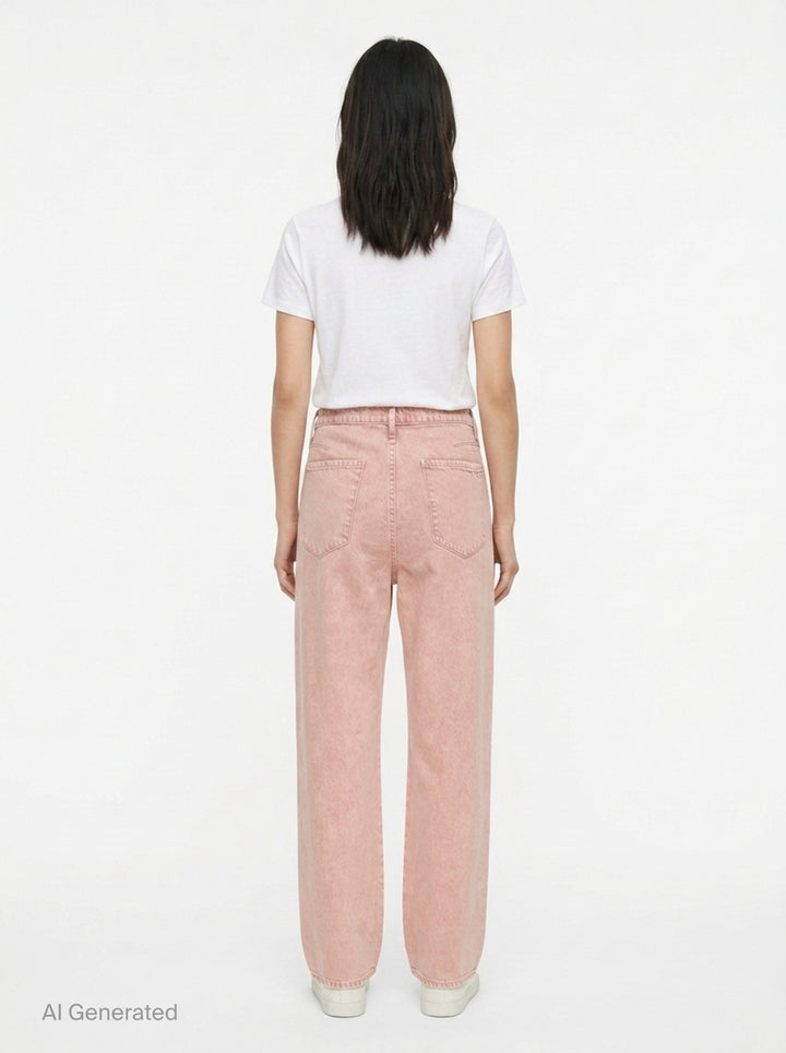 Phoebe Drawstring Wide Leg Jeans | rag & bone | Club21 - back