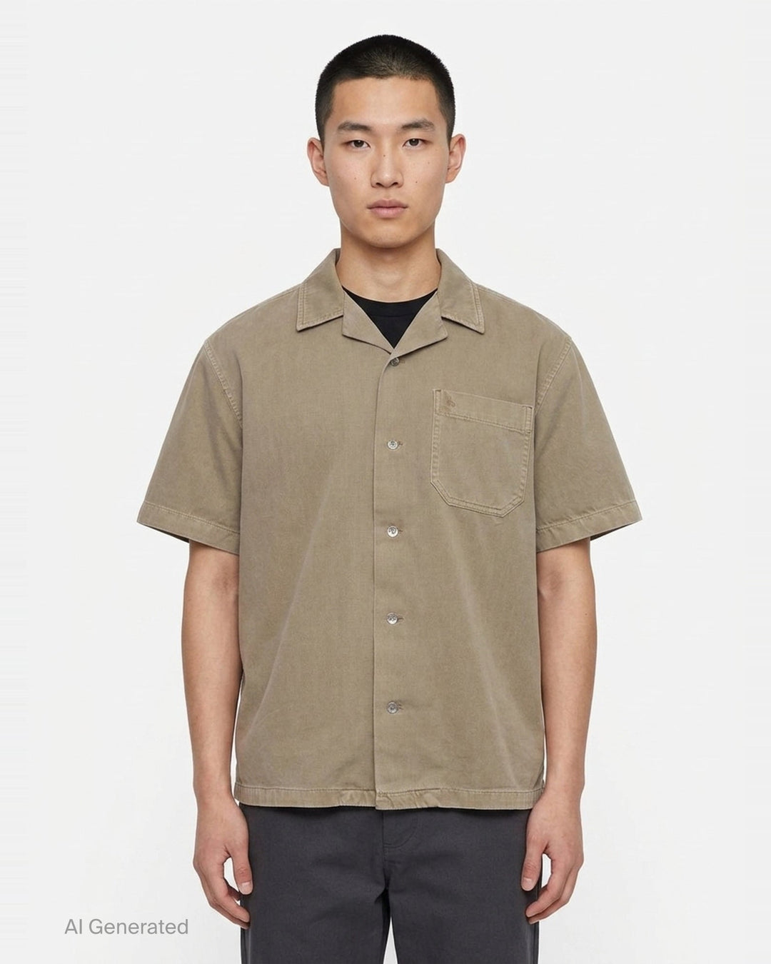 Resort Short Sleeve Denim Shirt | rag & bone | Club21 - front