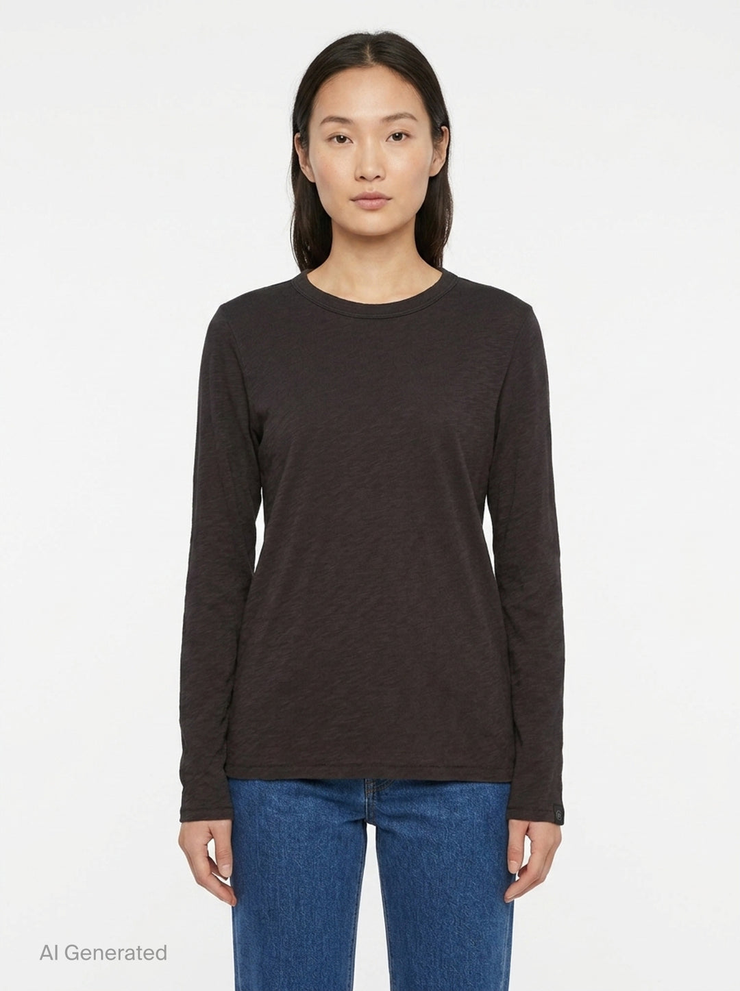 Slub Long Sleeve Tee | rag & bone | Club21 - front