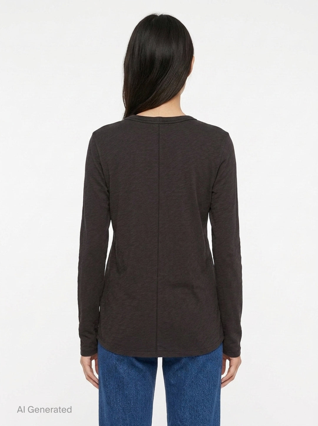 Slub Long Sleeve Tee | rag & bone | Club21 - back