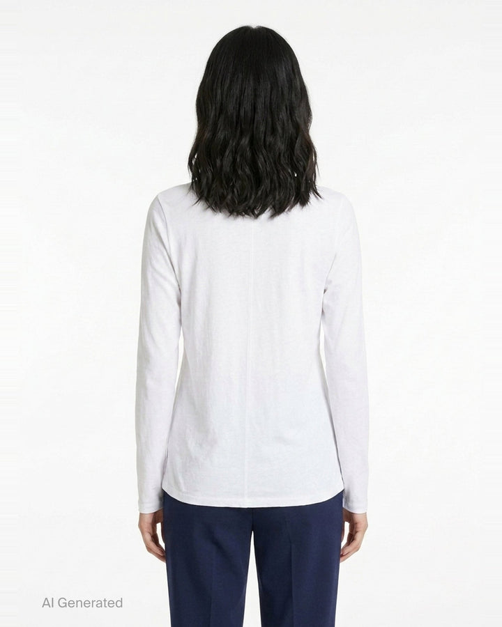 Slub Long Sleeve Tee | rag & bone | Club21 - back