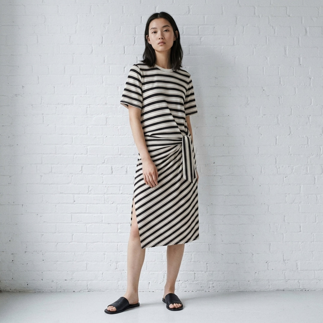 Slub Stripe Midi Dress | rag & bone | Club21 - lifestyle