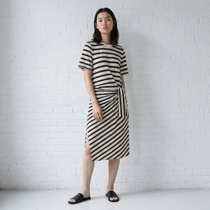 Slub Stripe Midi Dress | rag & bone | Club21 - lifestyle