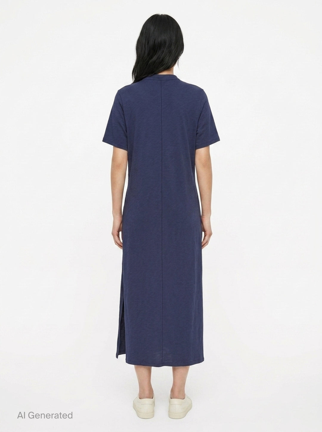 Slub Tee Midi Dress | rag & bone | Club21 - back