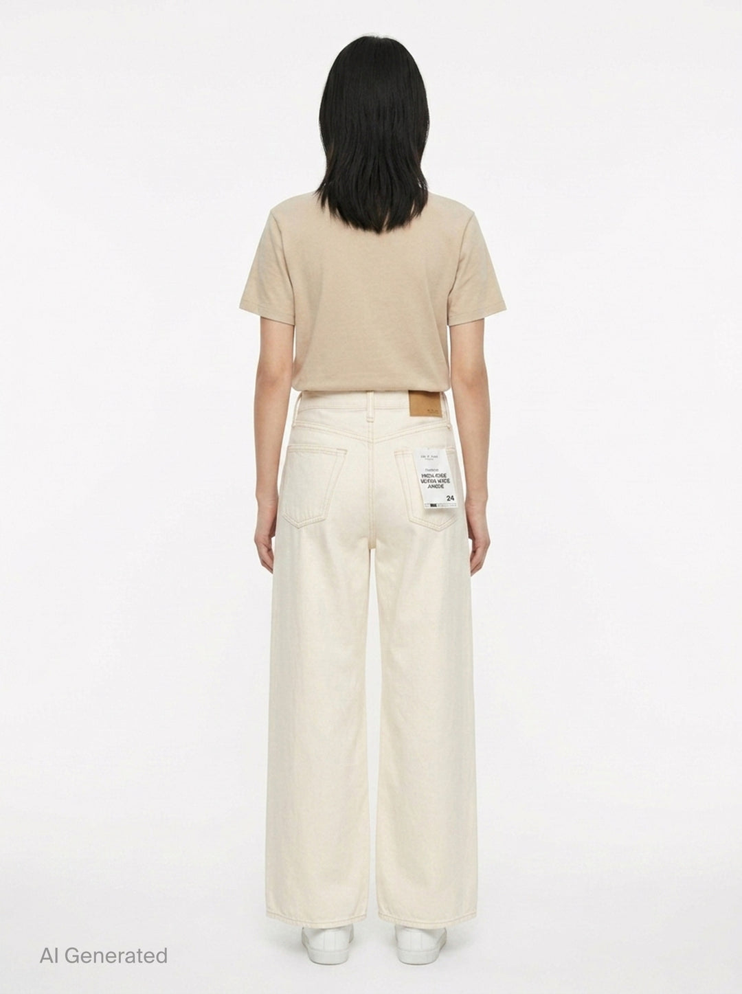 Sofie Ankle Wide Jeans | rag & bone | Club21 - back