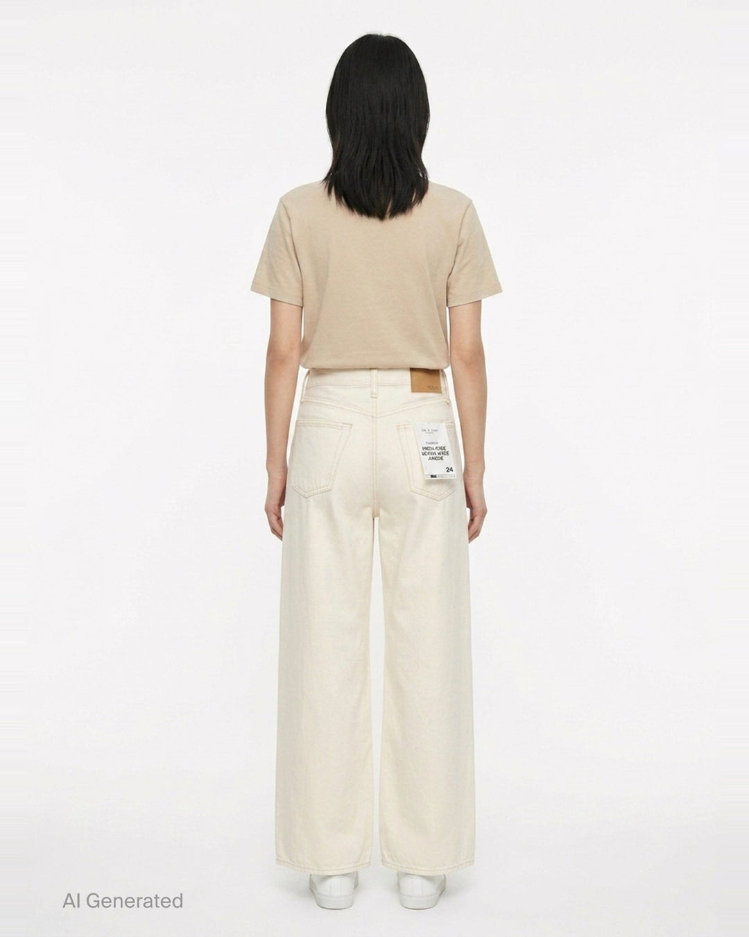 Sofie Ankle Wide Jeans | rag & bone | Club21 - back