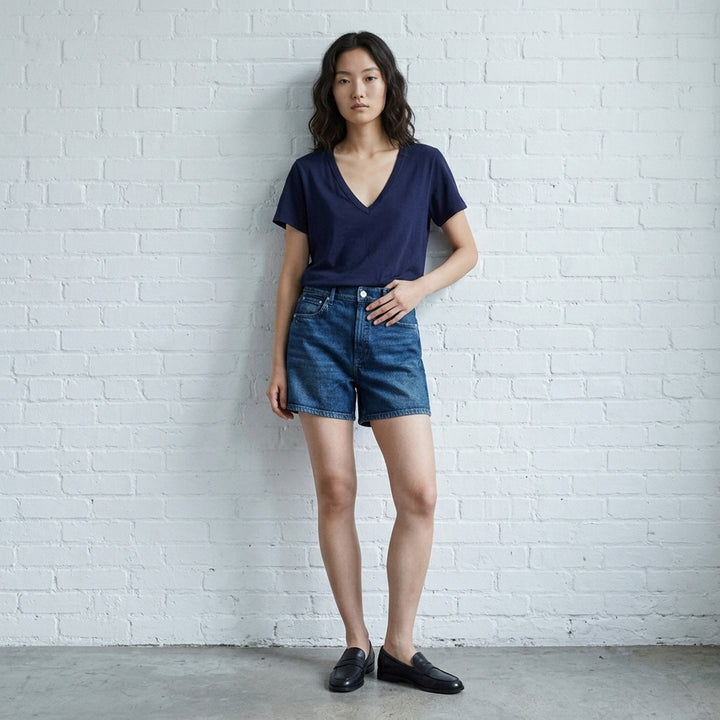 The Slub V-Neck Tee | rag & bone | Club21 - lifestyle