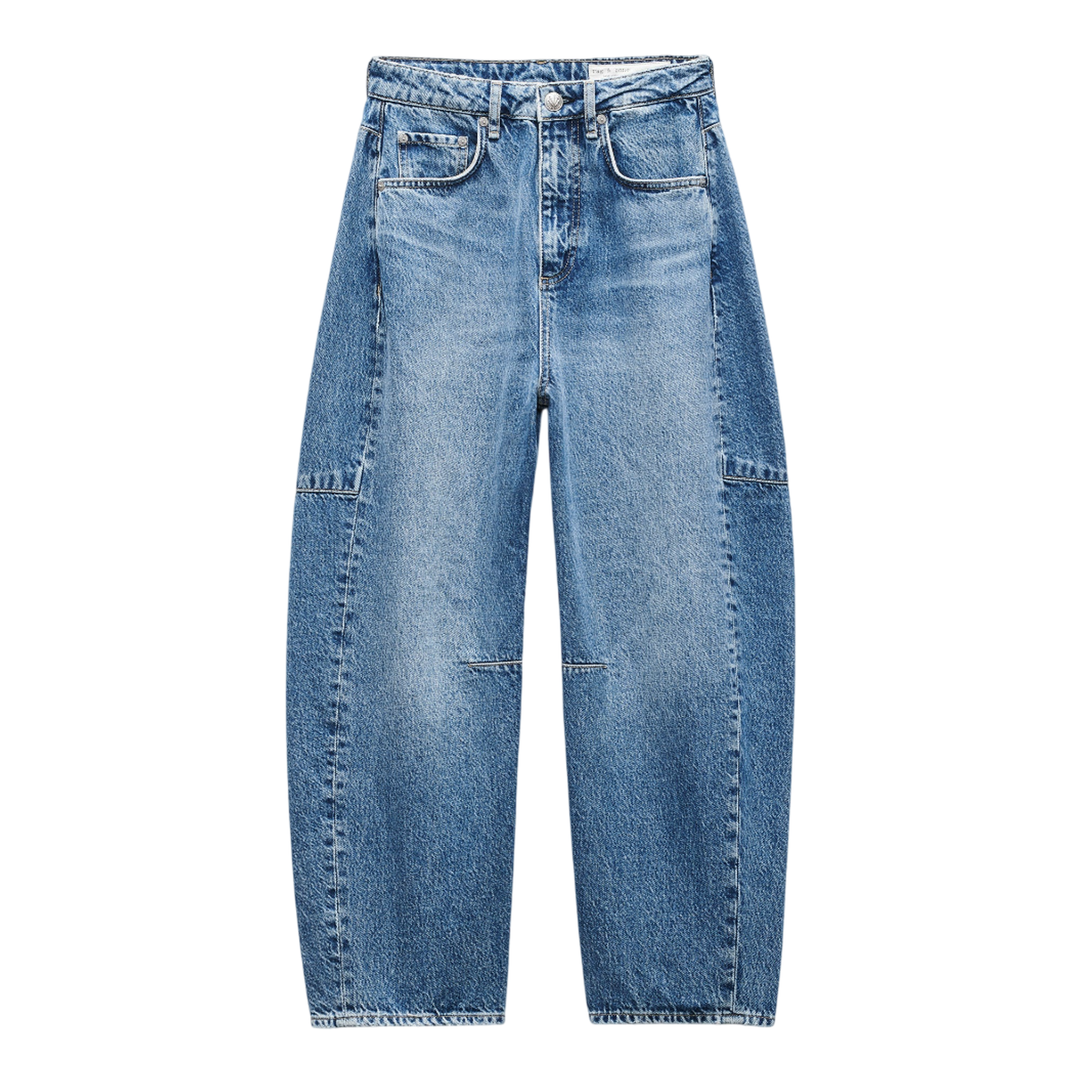 Charlie Ankle-Length Barrel Jeans