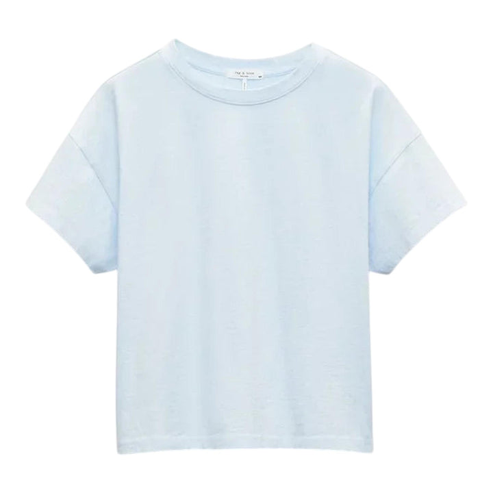 Club21 - rag & bone - Kelly Boxy Jersey Tee - TEES - Light Blue