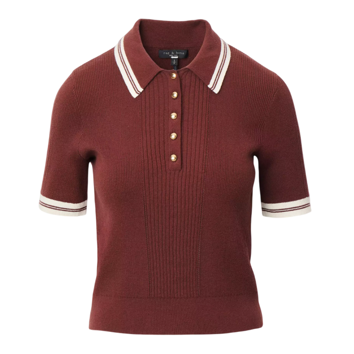 Laurie Tipped Short Sleeve Polo