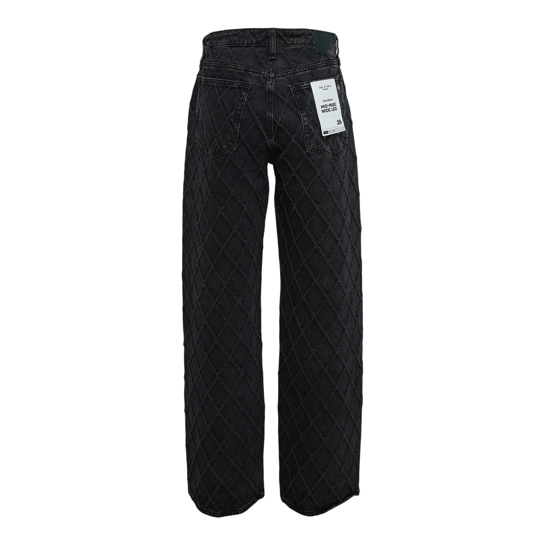 Club21 - rag & bone - Logan Mid-Rise Wide Leg Jeans - JEANS - Black