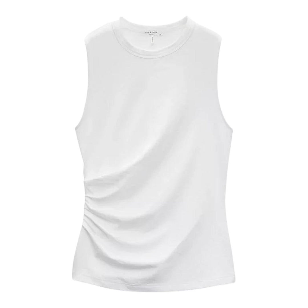 Club21 - rag & bone - Mica Jersey Wrap Tank - TANK TOPS - White