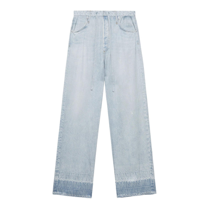 Club21 - rag & bone - Miramar Satin Phoebe Drawsting Jeans - JEANS - Light Blue