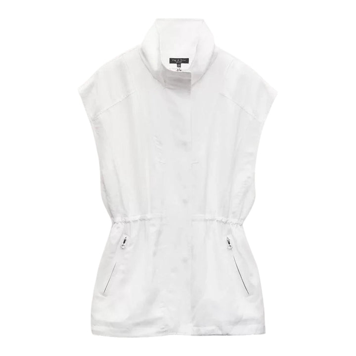Club21 - rag & bone - Monica Vest - VESTS - White