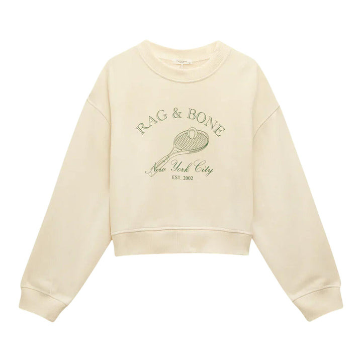 Club21 - rag & bone - RB Raquet Sweatshirt - SWEATERS - Off-White