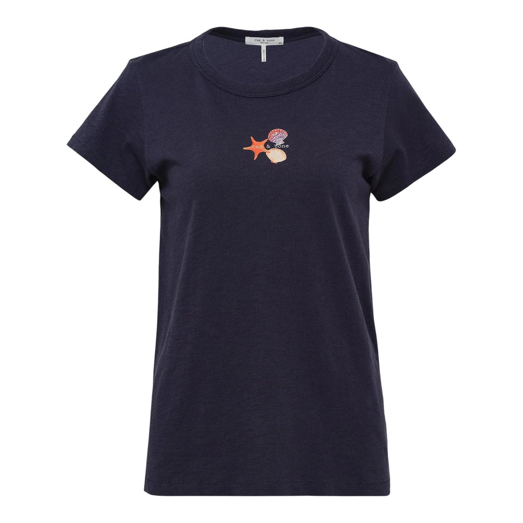 Club21 - rag & bone - Rb Seashell Trio Tee - TEES - Navy