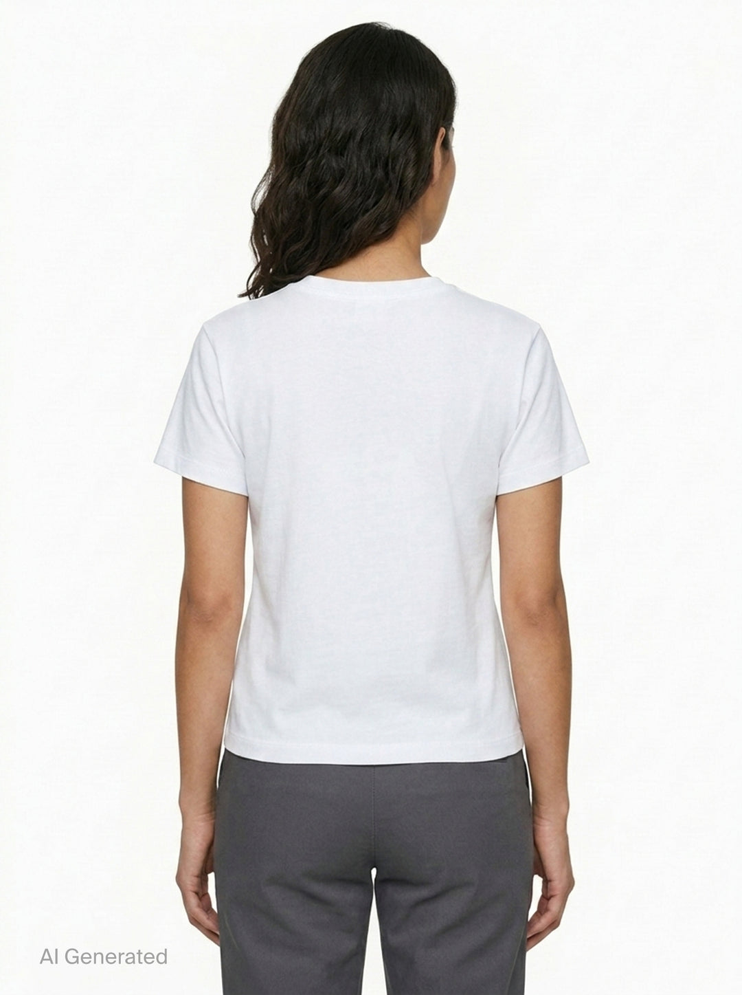 Backward Shoulder Slit Shirring Tee | RE;CODE | Club21 - back