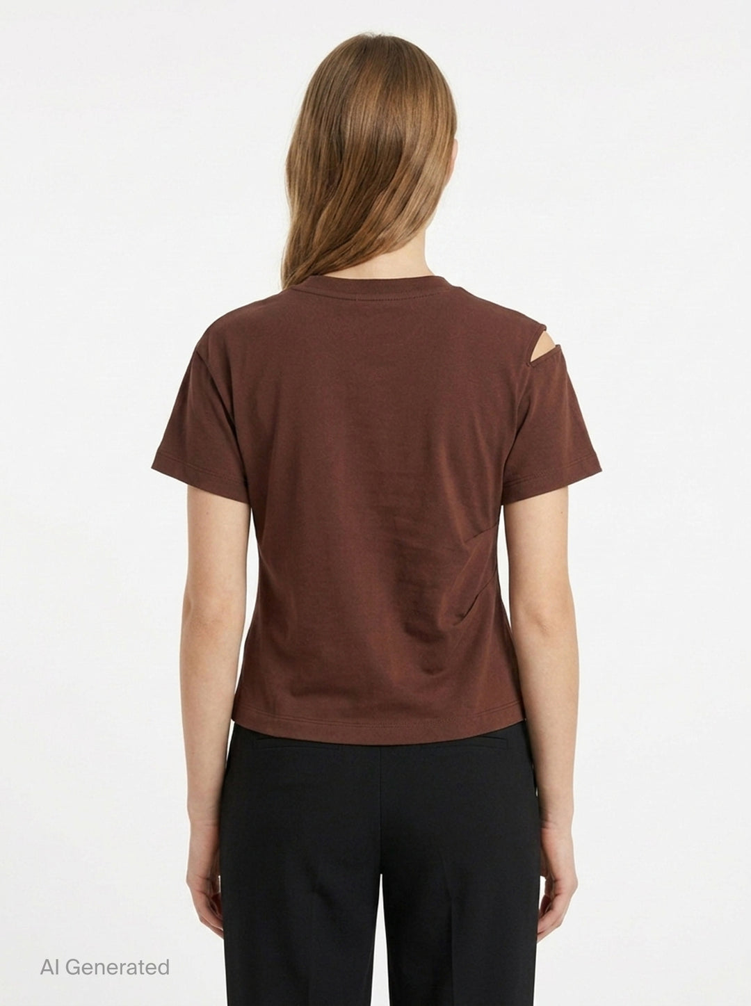 Backward Shoulder Slit Tee | RE;CODE | Club21 - back