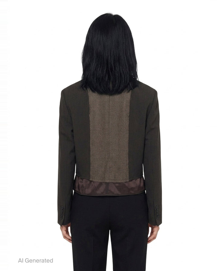 Inside-Out Crop Jacket | RE;CODE | Club21 - back
