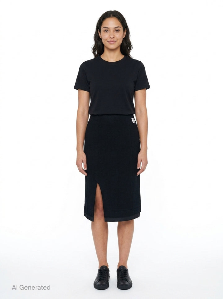 Slit H-Line Skirt | RE;CODE | Club21 - front