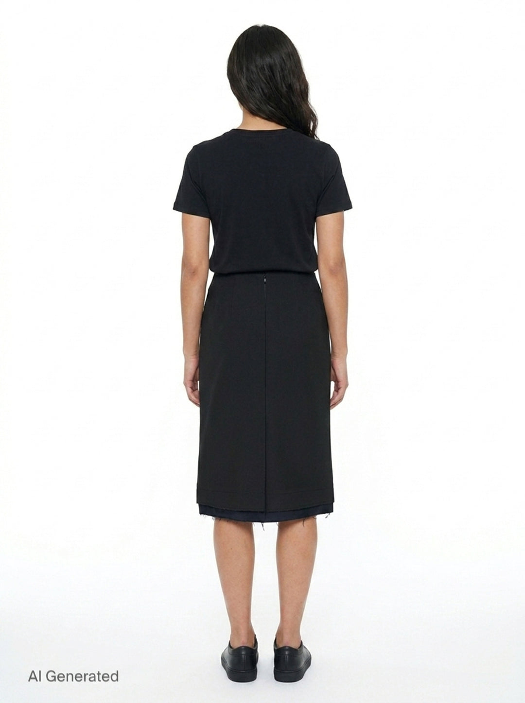 Slit H-Line Skirt | RE;CODE | Club21 - back