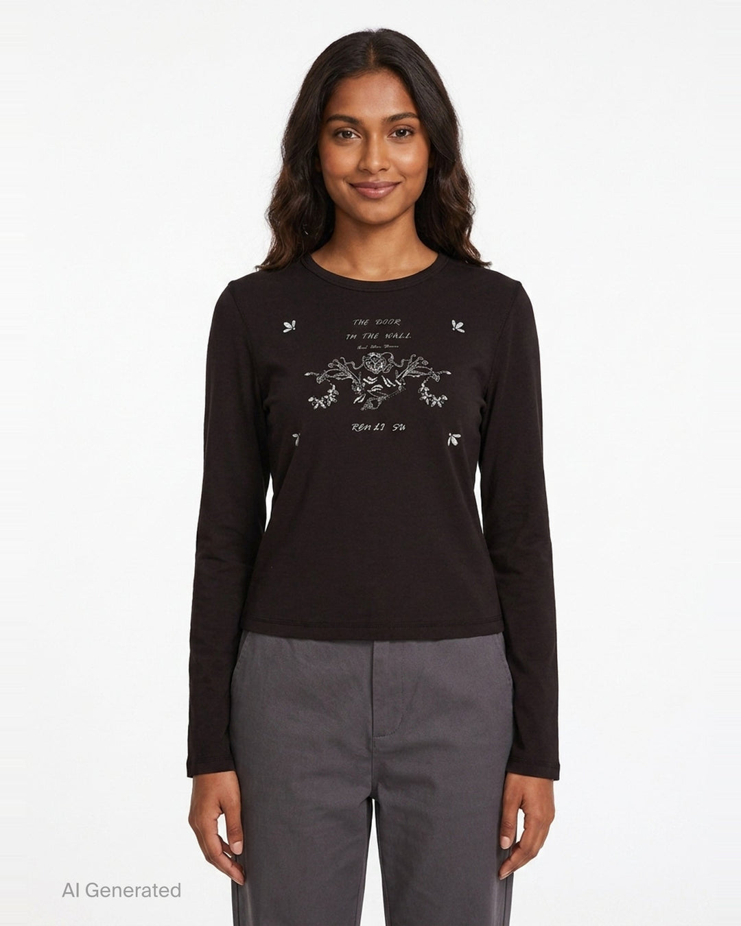 Door In The Wall Long Sleeve Tee | Renli Su | Club21 - front