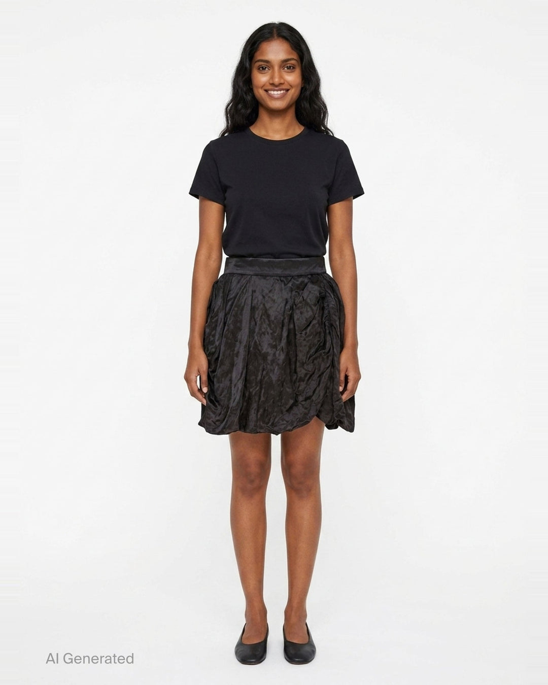 Gathered Mini Skirt | Renli Su | Club21 - front