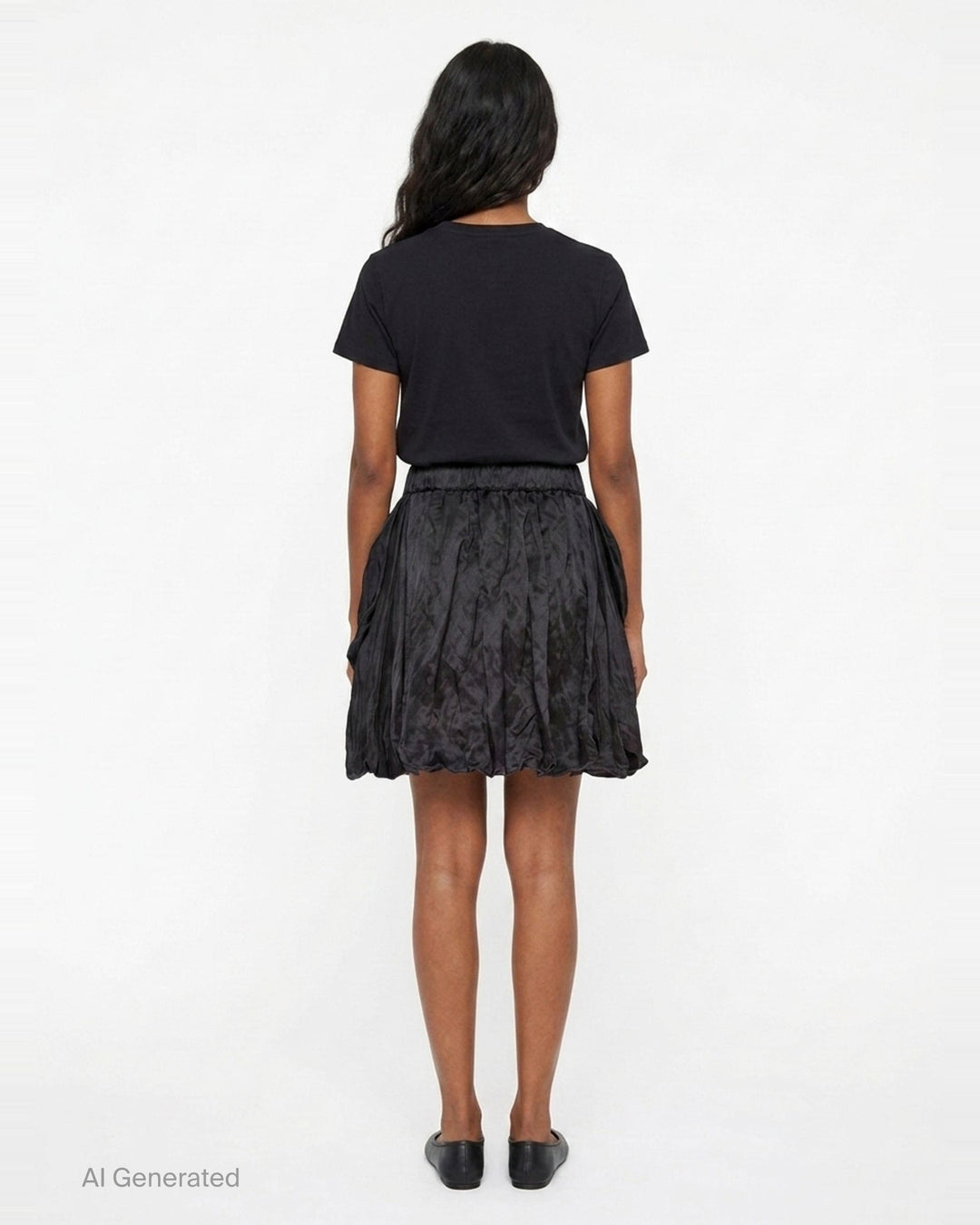 Gathered Mini Skirt | Renli Su | Club21 - back