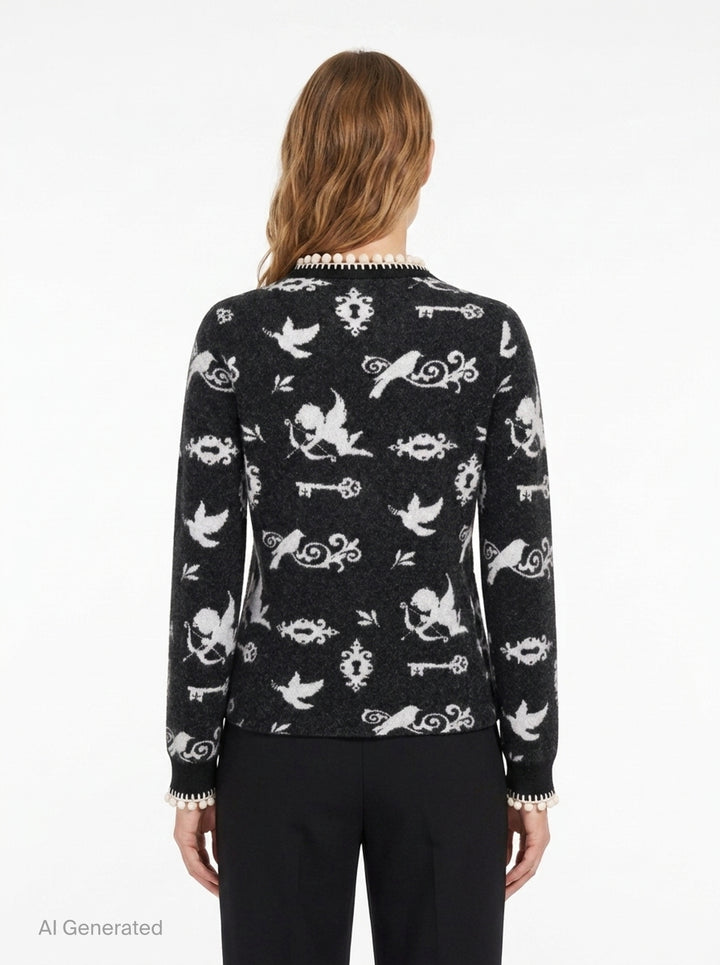 Long Sleeve Knit Jumper | Renli Su | Club21 - back