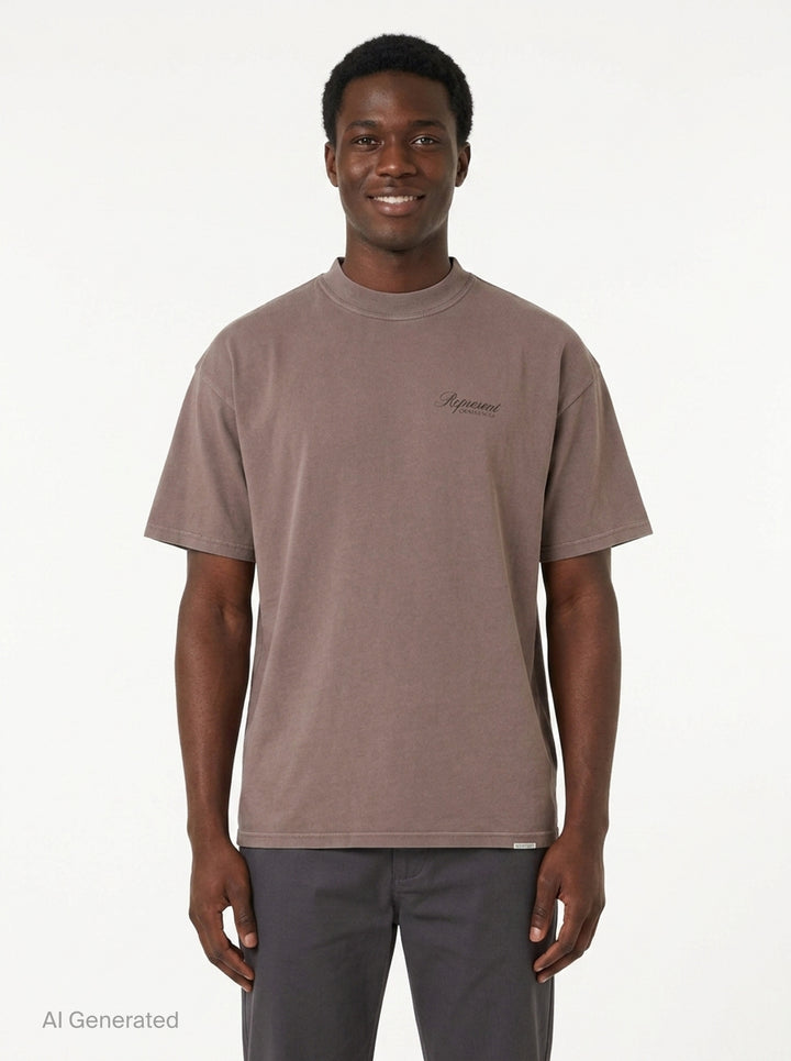 Owners Club Script Tee | Represent | Club21 - front