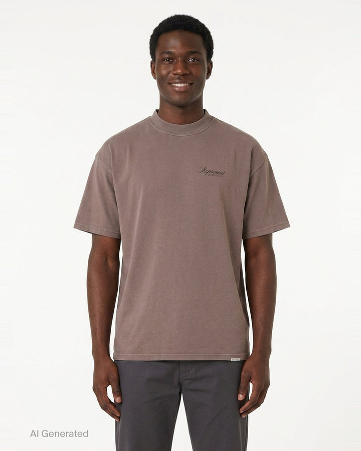 Owners Club Script Tee | Represent | Club21 - front