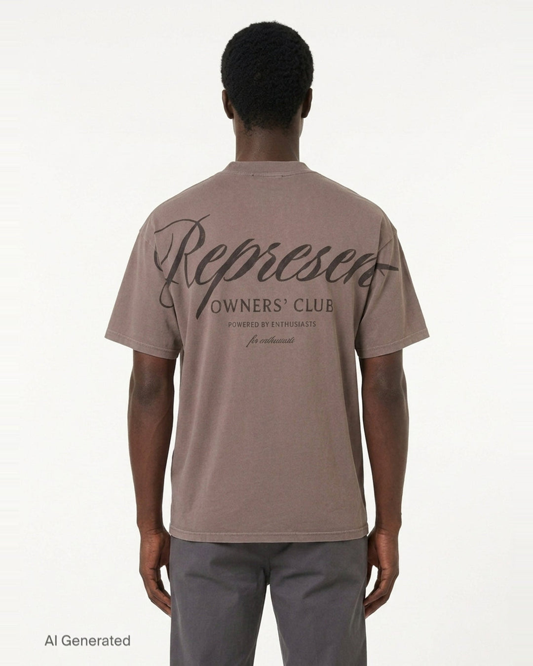 Owners Club Script Tee | Represent | Club21 - back