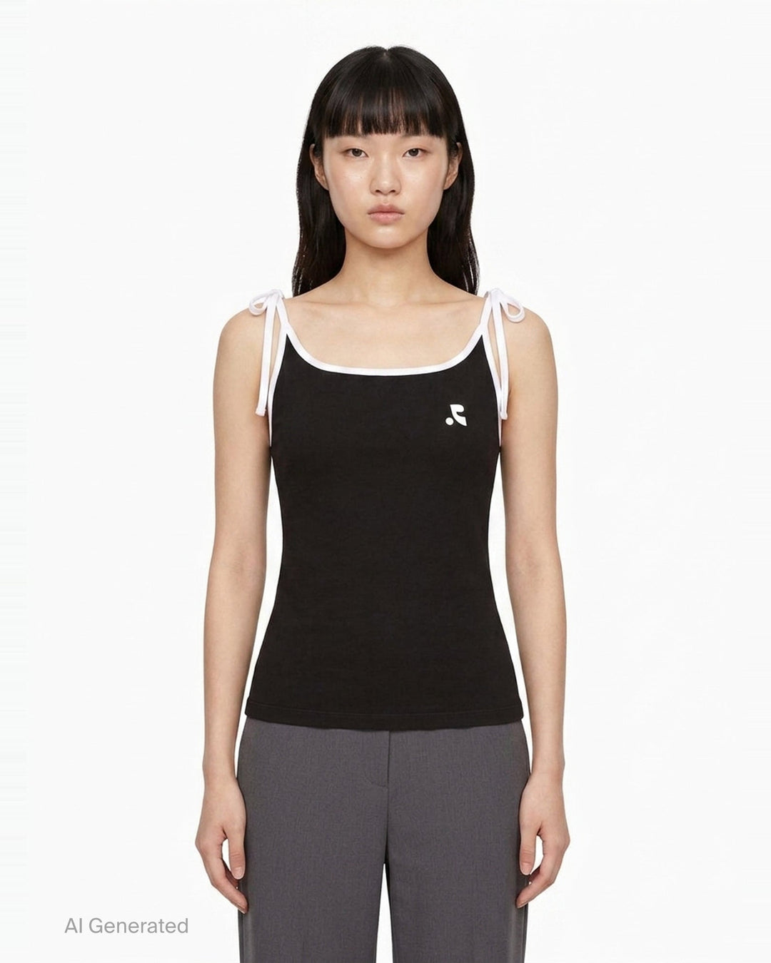 Back Tie Sleeveless Tank Top | Rest&Recreation | Club21 - front