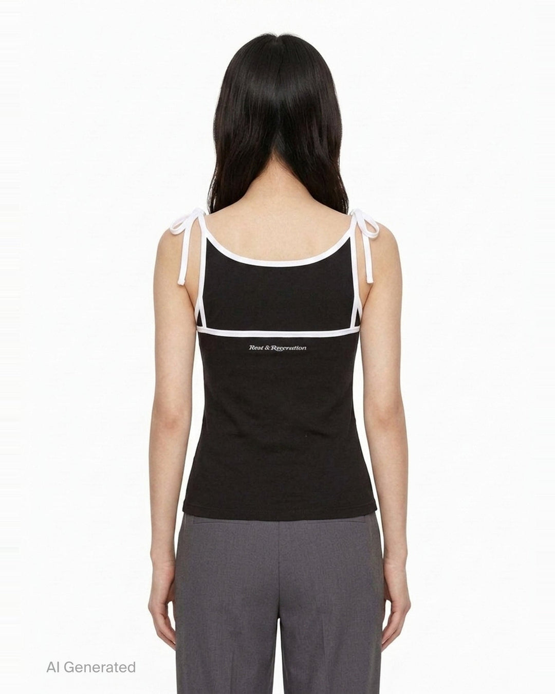 Back Tie Sleeveless Tank Top | Rest&Recreation | Club21 - back