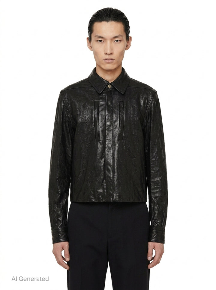 Alice Tumbled Lamb Jacket | Rick Owens | Club21 - front