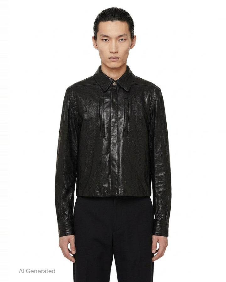Alice Tumbled Lamb Jacket | Rick Owens | Club21 - front