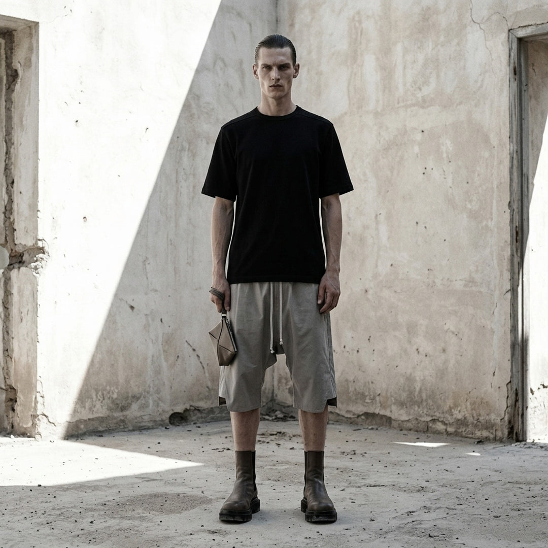 Basket Swingers Heavy Poplin Shorts | Rick Owens | Club21 - lifestyle