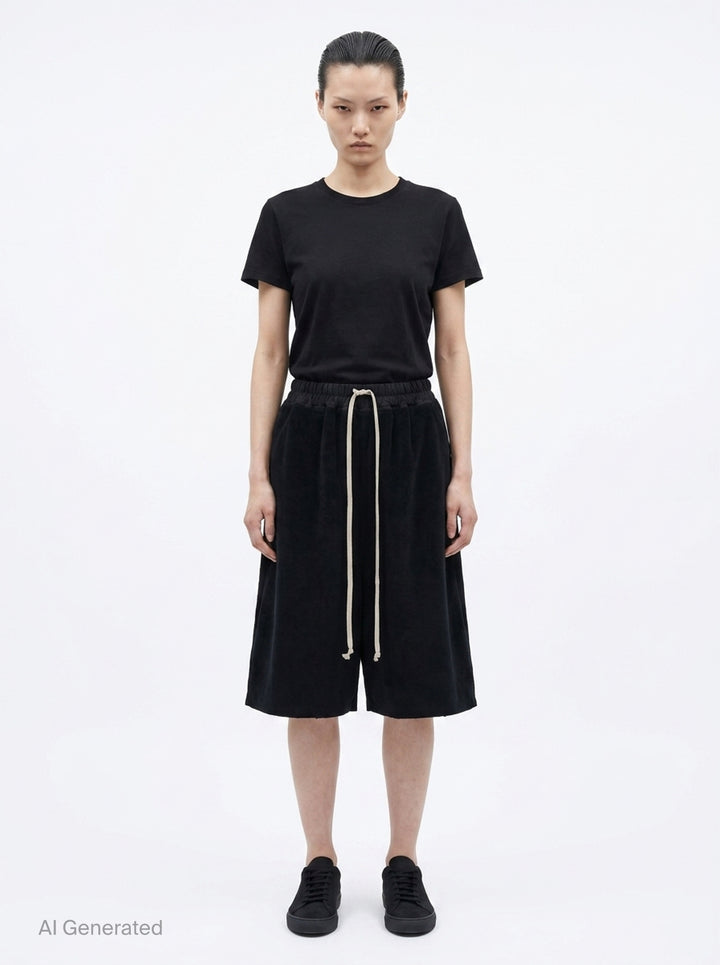 Boxers Double Cotton Jersey Shorts | Rick Owens | Club21 - front