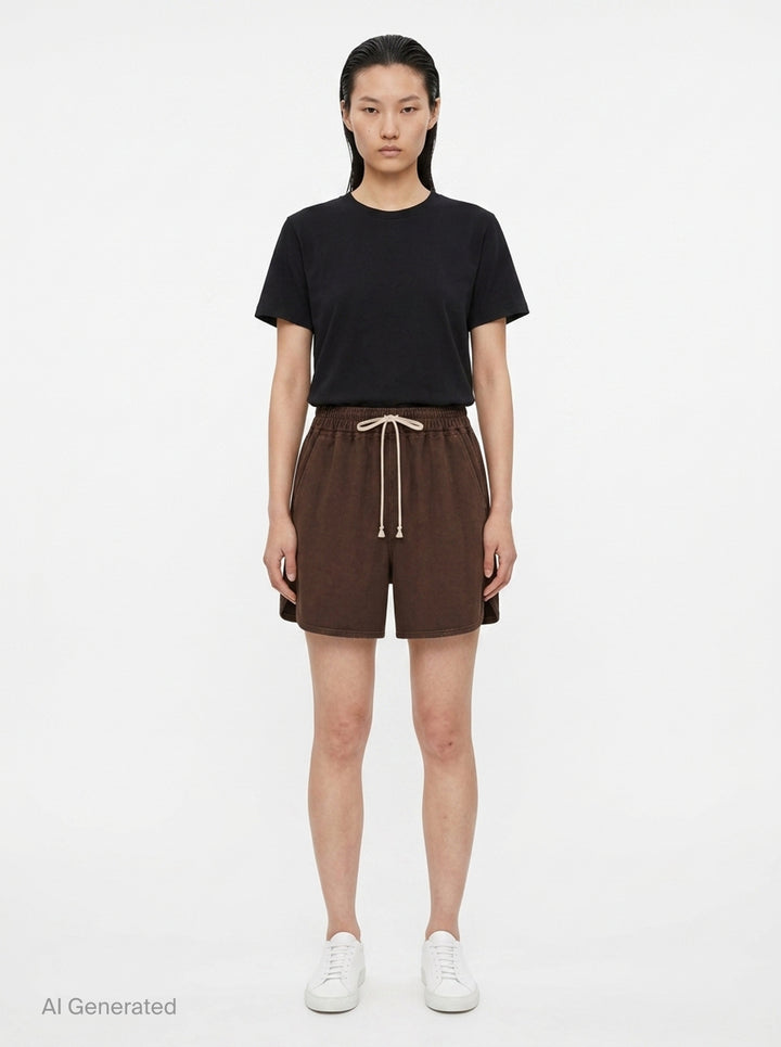 Boxers Feather Nappa Shorts | Rick Owens | Club21 - front