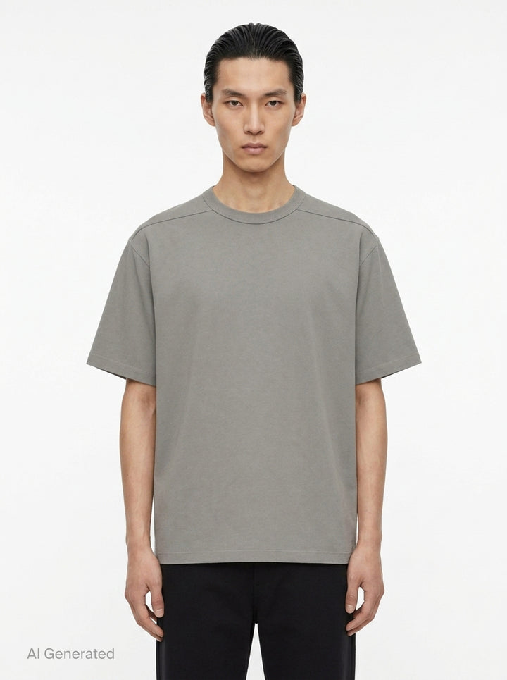 Brad Classic Cotton Jersey Tee | Rick Owens | Club21 - front